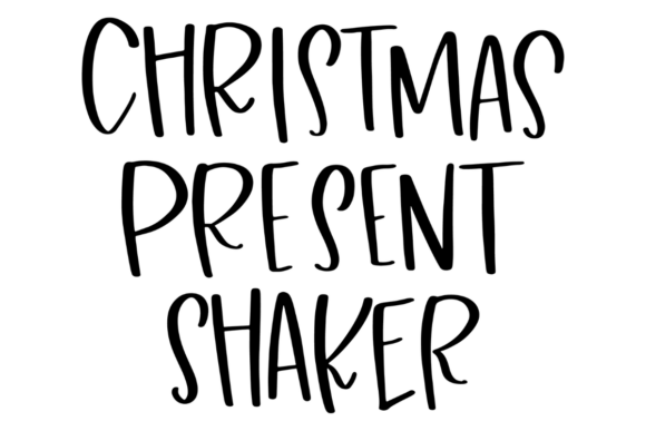 Christmas Present Shaker: A Modern Holiday Crafting Asset