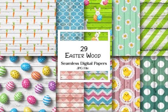 Easter Wood Digital Paper: A Foundation for Creative Spring Projects