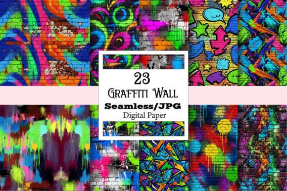 Graffiti Wall Digital Papers: Unlock Vibrant Creativity