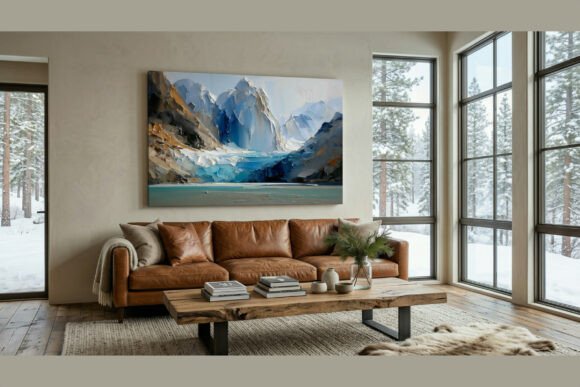 Impasto Glacier Mountain Art: A Decision Guide for Statement Wall Decor