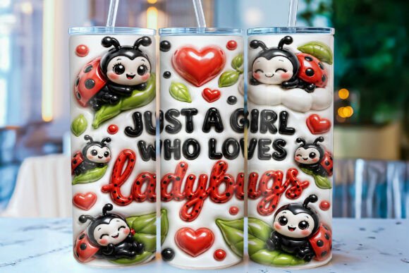 Just A Girl Who Loves Ladybugs: The Inflated Ladybug Tumbler Wrap