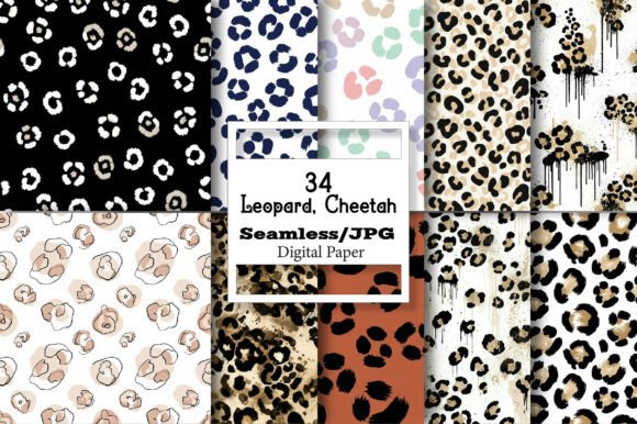 Leopard and Cheetah Digital Pattern: A Creative Toolkit