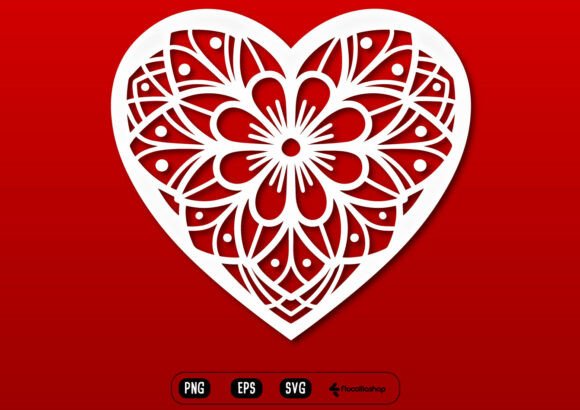 Mandala Heart Floral Ornament SVG: A Strategic Asset for Craft-Based Businesses and Creative Projects