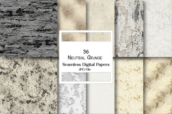 Neutral Grunge Seamless Patterns: The Creator’s Secret Weapon