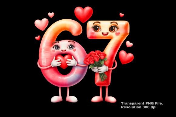 Romantic 6 and 7 Valentine Art PNG: A Detailed Evaluation for Crafters