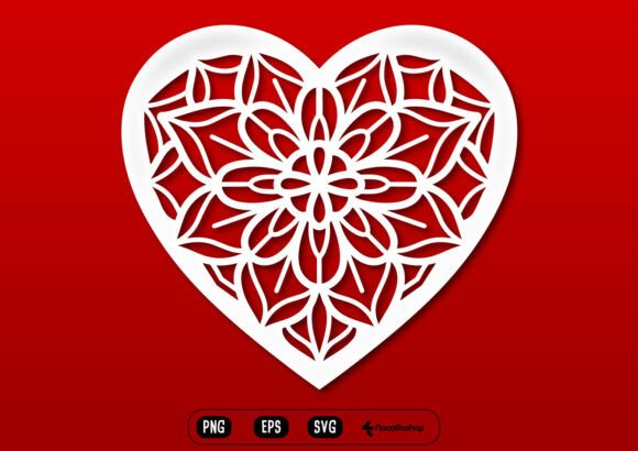 The Circular Floral Heart Mandala SVG: A Gateway to Artistic Elegance