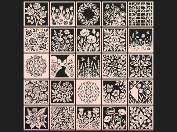 The Floral Garden SVG Panel Bundle Pack: A Versatile Toolkit for Modern Creativity
