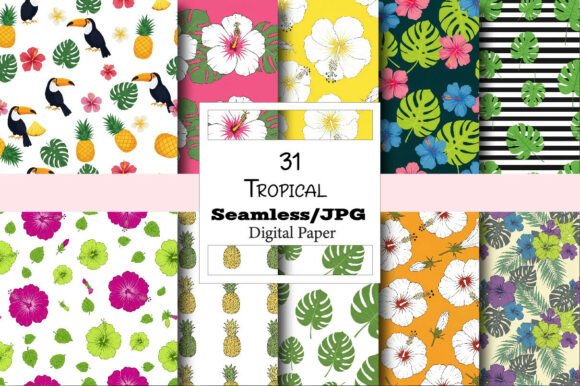The Magic of Tropical Digital Paper: Your Gateway to a World of Creativity