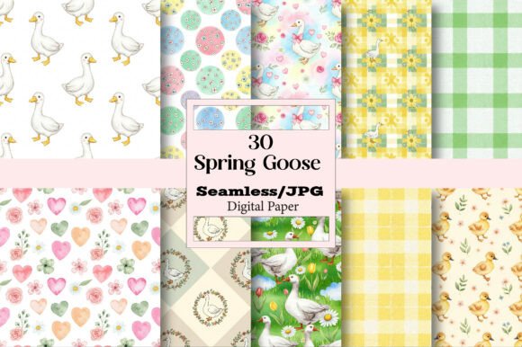 The Ultimate Creative Toolkit: Exploring the Spring Goose Seamless Pattern