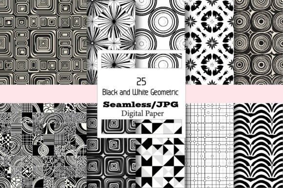 The Ultimate Versatility of Black and White Geometric Patterns