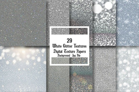 Understanding White Glitter Textures for Creative Design Projects