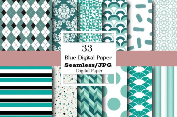 Unleash Creativity with a Blue Digital Paper Background