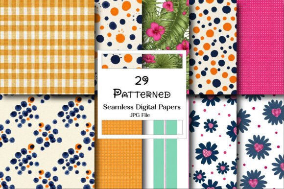 Unleash Creativity with Patterned Digital Papers