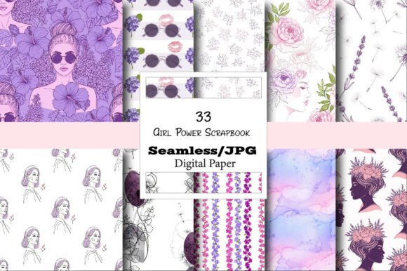 Unlock Creative Projects with Girl Power Digital Scrapbook Papers