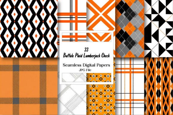 Unlock Creativity with Buffalo Plaid Lumberjack Check Digital Paper