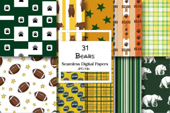 Unlock Your Creativity: How a Bears Digital Paper Bundle Powers Your Projects