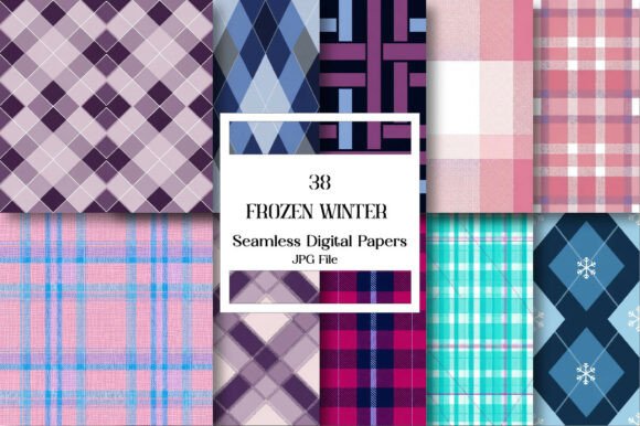 Unlocking Creativity: The FROZEN WINTER Plaid Pattern as a Core Design Asset