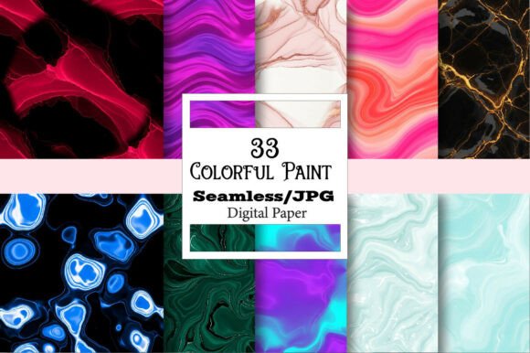 Unlocking Creativity: The Power of Colorful Paint Digital Paper