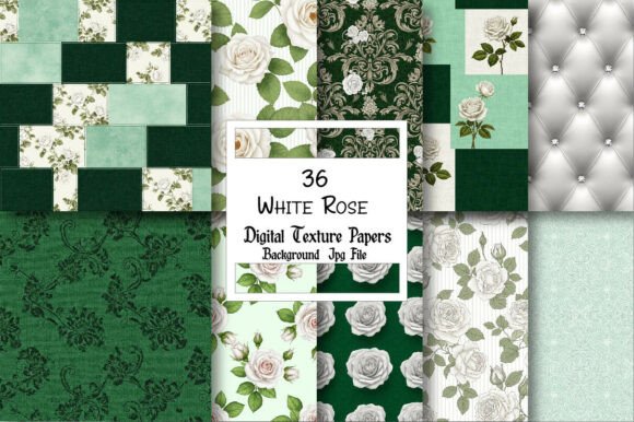 White Rose Digital Paper: Your Creative Toolkit for Beautiful Projects