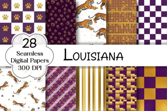 Your Creative Gateway: The Louisiana Digital Paper Bundle